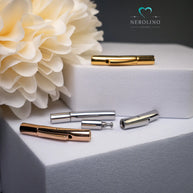 Bajonettverschluss lang in den Farben Silber, Gold und Roségold. 