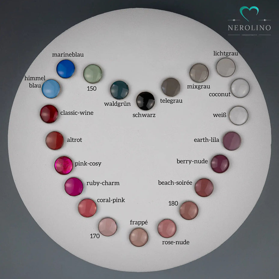 Hintergrundfarben Uni für Kettenanhänger.