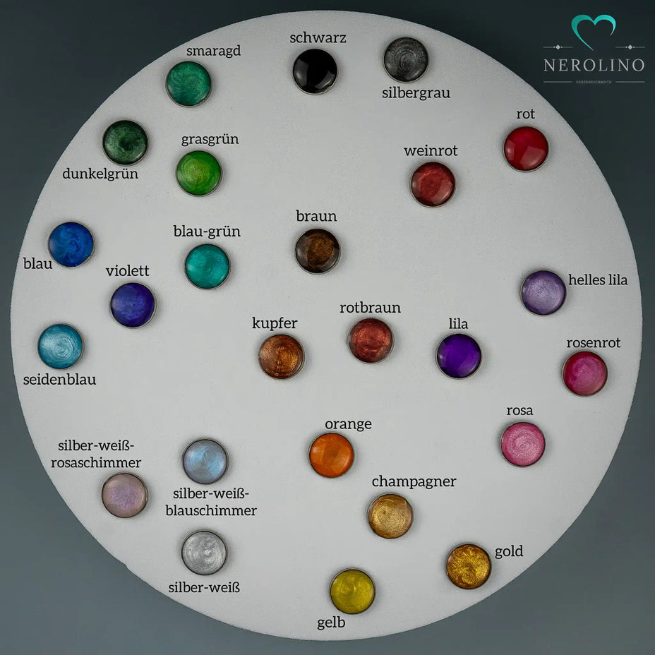 Hintergrundfarben Metallic für Kettenanhänger. 