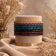 Lederarmbänder in 3mm für Charms und Perlen. 