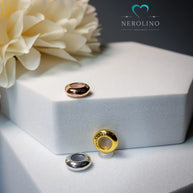 Stopperperle für Modulararmbänder in den Farben Silber, gold und Roségold.