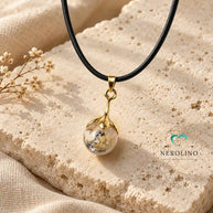 Perlennhänger mit einer Perle aus Asche in Gold.