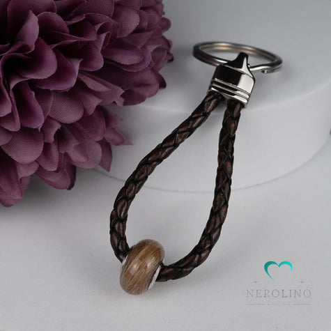 Schlüsselanhänger für Perlen und Charms aus Edelstahl.