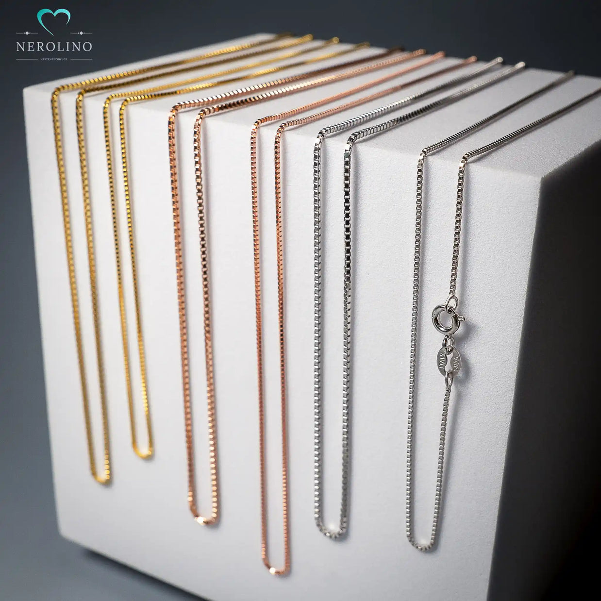 Venezianerkette aus Sterling Silber.